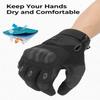 KEMIMOTO Tactical Gloves for Men, Touchscreen Motorcycle Gloves with Hard Shell & Palm Padding for Sports Motorcycle Cycling Tactical Airsoft Paintball Hunting Hiking Camping Climbing (Black,Medium) view 4