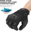 KEMIMOTO Tactical Gloves for Men, Touchscreen Motorcycle Gloves with Hard Shell & Palm Padding for Sports Motorcycle Cycling Tactical Airsoft Paintball Hunting Hiking Camping Climbing (Black,X-Large) view 4