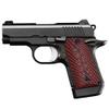 BESTWEST G10 Grips for Kimber Micro Carry 9 9mm, OPS Starburst Texture - Red/Black view 4