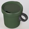 (Ovject) Object Made in Japan Enamel Hook Mug, 12.2 fl oz (360 ml), Khaki Black view 2