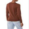 Amazon Essentials Women's Long-Sleeve Lightweight Crewneck Sweater (Available in Plus Size), Brown, Large view 3