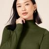 Amazon Essentials Women's Classic-Fit Lightweight Long-Sleeve Turtleneck Sweater (Available in Plus Size), Olive, X-Small view 4