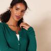 Amazon Essentials Women's Lightweight Crewneck Cardigan Sweater (Available in Plus Size), Dark Green, X-Small view 4