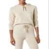 Amazon Essentials Women's Soft Touch Hooded Pullover Sweater, Beige, X-Large view 3