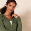 Amazon Essentials Women's Lightweight Crewneck Cardigan Sweater (Available in Plus Size), Olive, Medium view 4