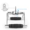 Luwint Premium V Handle with Rotation and Rubber Handgrips, Double D Row Handle Cable Machine Attachments Home Gym Accessories view 2