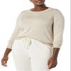 Amazon Essentials Women's Long-Sleeve Lightweight Crewneck Sweater (Available in Plus Size), Oatmeal Heather, X-Large view 4