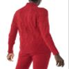 Amazon Essentials Women's Winter Long-Sleeve Sweater, Soft Touch Funnel Neck Cable Knit, Dark Red, X-Small view 3