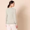 Amazon Essentials Women's Regular-Fit Lightweight Long-Sleeve V-Neck Sweater (Available in Plus Size), Oatmeal Heather, X-Small view 3