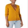 Amazon Essentials Women's Lightweight V-Neck Cardigan Sweater (Available in Plus Size), Caramel, Small view 1