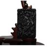 2.9" China Certified Nature Black Obsidian Jade Zhongkui Amulet Hand Made Necklace Pendant 8985 view 1