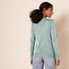 Amazon Essentials Women's Lightweight Crewneck Cardigan Sweater (Available in Plus Size), Sage Green Heather, X-Large view 3