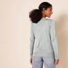 Amazon Essentials Women's Lightweight Crewneck Cardigan Sweater (Available in Plus Size), Grey Heather, XX-Large view 3