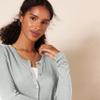 Amazon Essentials Women's Lightweight Crewneck Cardigan Sweater (Available in Plus Size), Grey Heather, XX-Large view 4
