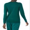 Amazon Essentials Women's Long-Sleeve Lightweight Crewneck Sweater (Available in Plus Size), Dark Green, X-Large view 3