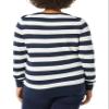 Amazon Essentials Women's Long-Sleeve Lightweight Crewneck Sweater (Available in Plus Size), Navy White Rugby Stripe, X-Small view 4