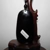 2.6" China Certified Nature Black Obsidian Jade Blessing ManjusriHand Made Necklace Pendant 8952 view 4