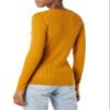 Amazon Essentials Women's Lightweight Long-Sleeve Cable Crewneck Sweater (Available in Plus Size), Tobacco Brown, X-Small view 3