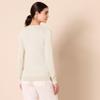 Amazon Essentials Women's Regular-Fit Lightweight Long-Sleeve V-Neck Sweater (Available in Plus Size), Pale Peach, X-Small view 3