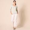 Amazon Essentials Women's Regular-Fit Lightweight Long-Sleeve V-Neck Sweater (Available in Plus Size), Pale Peach, X-Small view 4