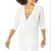 Amazon Essentials Women's Lightweight V-Neck Cardigan Sweater (Available in Plus Size), Ivory, X-Large view 1