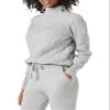 Amazon Essentials Women's Winter Long-Sleeve Sweater, Soft Touch Funnel Neck Cable Knit, Grey Heather, XX-Large view 1