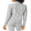 Amazon Essentials Women's Winter Long-Sleeve Sweater, Soft Touch Funnel Neck Cable Knit, Grey Heather, XX-Large view 3