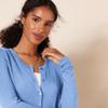 Amazon Essentials Women's Lightweight Crewneck Cardigan Sweater (Available in Plus Size), Blue, Small view 4