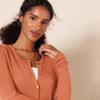 Amazon Essentials Women's Lightweight Crewneck Cardigan Sweater (Available in Plus Size), Caramel, XX-Large view 4