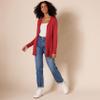 Amazon Essentials Women's Lightweight Open-Front Cardigan Sweater (Available in Plus Size), Dark Red, XX-Large view 4