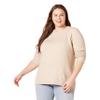 Amazon Essentials Women's Regular-Fit Soft Touch Long-Sleeve Crewneck Sweater, Beige, X-Small view 1
