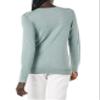 Amazon Essentials Women's Long-Sleeve Lightweight Crewneck Sweater (Available in Plus Size), Sage Green Heather, Medium view 3
