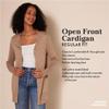 Amazon Essentials Women's Lightweight Open-Front Cardigan Sweater (Available in Plus Size), Pale Pink, X-Large view 2