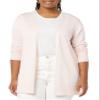 Amazon Essentials Women's Lightweight Open-Front Cardigan Sweater (Available in Plus Size), Pale Pink, X-Large view 4