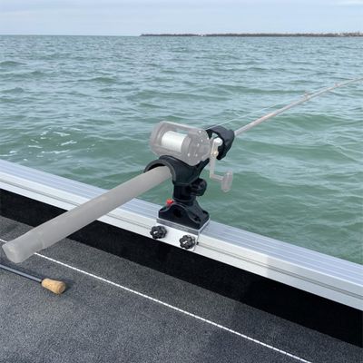 Brocraft Smoker Craft Boats 60 Degree Rod Holder / Polar Kraft Track 60 Degree Rod Holder