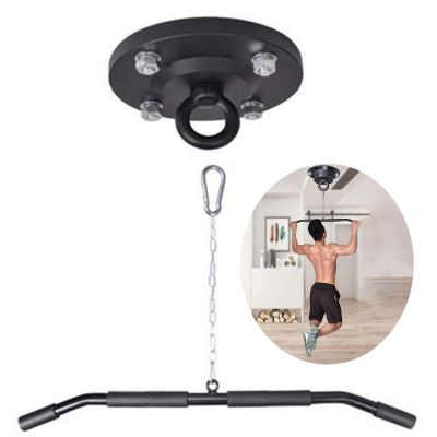 ZHANGQINGXIU Heavy Duty Punch Bag Ceiling Hook 360 Degree Rotation 4 Holes Hook Complete Fittings for Heavy Punch Bags MMA Swing Hanging Chair, 4 Sizes (Color : Black-B, Size : 11.2cm)