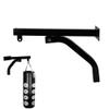 ZHANGQINGXIU Heavy Punch Bag Wall Bracket 2 in 1 Punch Bag Wall Bracket with Pull Up Bar for Chin Up Exercise Heavy Duty Metal with Complete Fitting (Color : Black, Size : 60x58cm) view 1