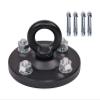 ZHANGQINGXIU Heavy Duty Punch Bag Ceiling Hook 360 Degree Rotation 4 Holes Hook Complete Fittings for Heavy Punch Bags MMA Swing Hanging Chair, 4 Sizes (Color : Black-A, Size : 11.2cm) view 1