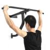 ZHANGQINGXIU Heavy Punch Bag Wall Bracket with Pull Up Bar Gym Iron Chin Up Bar with Punch Bag Bracket Wall Mounted Ceiling Frame Outdoor Fitness Boxing MMA (Color : Black, Size : 100x67x23cm) view 2