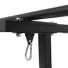 ZHANGQINGXIU Heavy Punch Bag Wall Bracket with Pull Up Bar Gym Iron Chin Up Bar with Punch Bag Bracket Wall Mounted Ceiling Frame Outdoor Fitness Boxing MMA (Color : Black, Size : 100x67x23cm) view 3