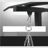 ZHANGQINGXIU Heavy Punch Bag Wall Bracket with Pull Up Bar Gym Iron Chin Up Bar with Punch Bag Bracket Wall Mounted Ceiling Frame Outdoor Fitness Boxing MMA (Color : Black, Size : 100x67x23cm) view 4