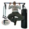 ZHANGQINGXIU Heavy Punch Bag Wall Bracket with Pull Up Bar 2 Rings, 150kg Weight, Boxing Bracket for MMA Muay Thai Pull-ups (Color : Black, Size : 120x31.5x40cm) view 1