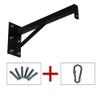 ZHANGQINGXIU Heavy Punch Bag Wall Bracket, Hanging Hanger Sandbag Holder Wall Mount Punching Bag Hanger Rings Fixed Frame 9 Sizes (Color : Black, Size : 80x30x15cm) view 2