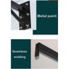 ZHANGQINGXIU Heavy Punch Bag Wall Bracket, Hanging Hanger Sandbag Holder Wall Mount Punching Bag Hanger Rings Fixed Frame 9 Sizes (Color : Black, Size : 80x30x15cm) view 3