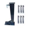 ZHANGQINGXIU Heavy Punch Bag Wall Bracket Fitness Boxing Sandbag Suspension Hanger Heavy Duty Metal Fixed Bracket Complete Accessories, 16 Sizes (Color : Black, Size : B-60CM) view 1