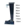 ZHANGQINGXIU Heavy Punch Bag Wall Bracket Fitness Boxing Sandbag Suspension Hanger Heavy Duty Metal Fixed Bracket Complete Accessories, 16 Sizes (Color : Black, Size : B-60CM) view 2
