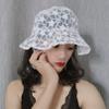 GTHTTT Women Bucket hat Lace Basin Cap Flowers Fisherman hat Hollow Sun Hat (White 2,56-58cm) view 2