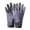 FUFU Gloves Winter Gloves, Running Gloves, Touch Screen Anti-Slip Lightweight Gloves Liners for Cycling Biking (Color : Gray) view 1