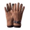 FUFU Gloves Winter Gloves, Running Gloves, Touch Screen Anti-Slip Lightweight Gloves Liners for Cycling Biking (Color : Brown)