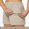 Willit Women's Hiking Golf Shorts Stretch Qucik Dry with Cargo Pockets Water Resistant Outdoor Summer Khaki XXL view 3